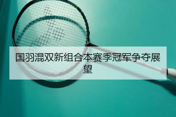 国羽混双新组合本赛季冠军争夺展望
